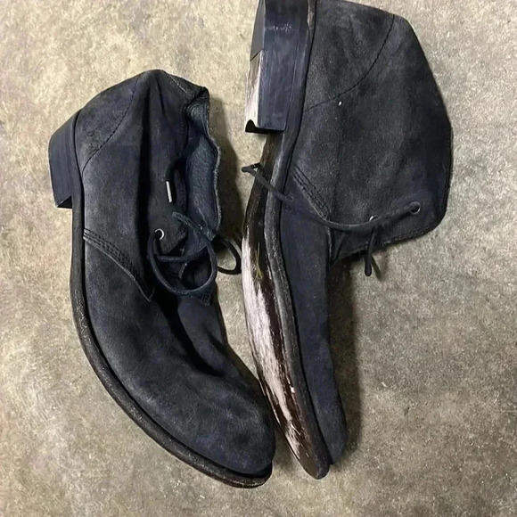 All Saintsmens charcoal gray suede leather chooka boots size 44/11 - Picture 2 of 8